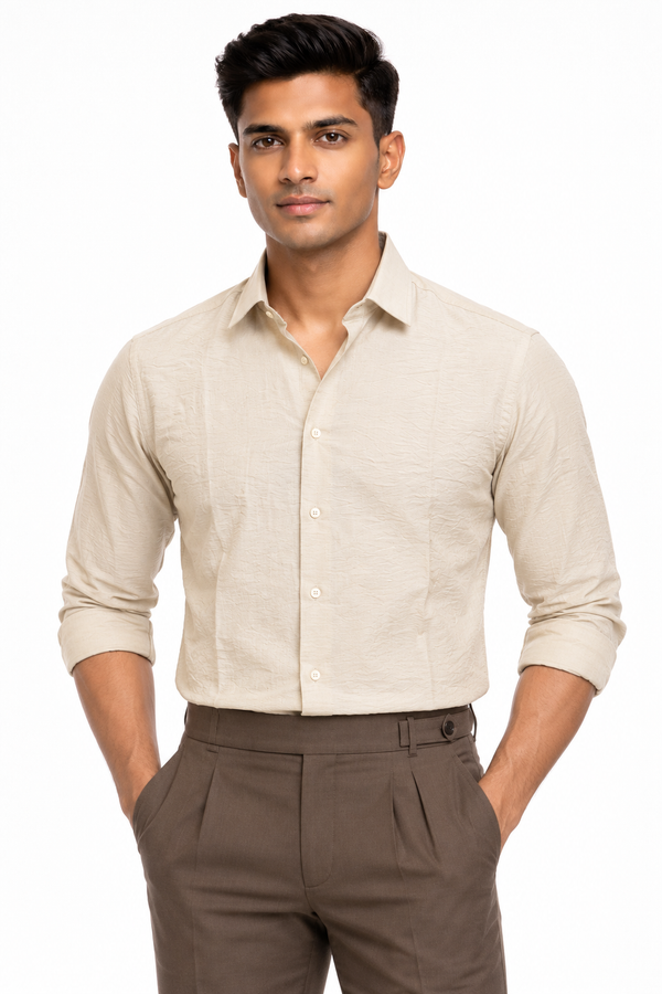 Beige Tissue Shirt