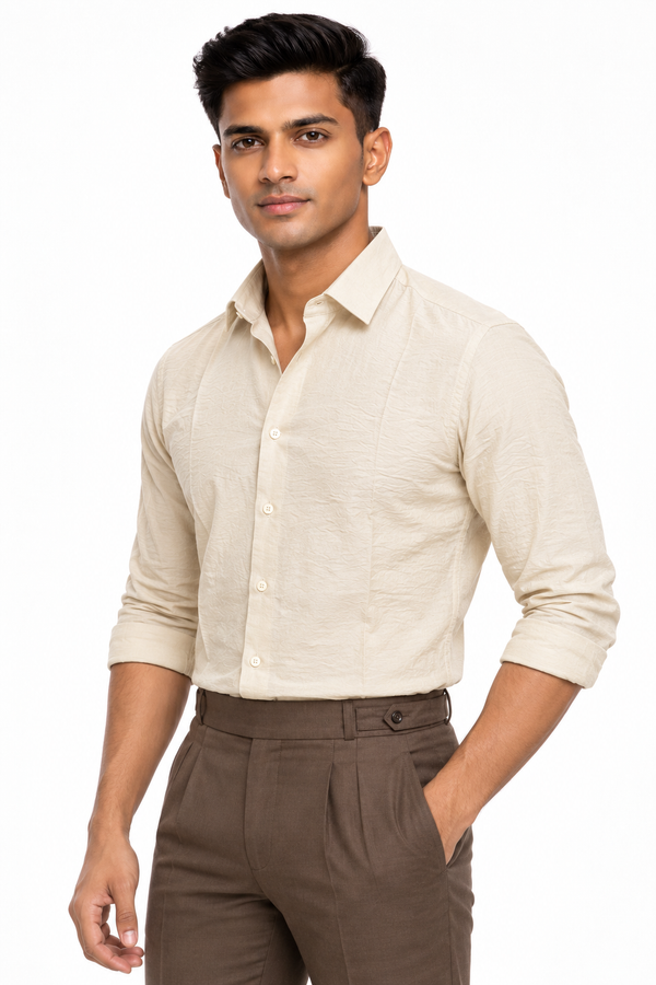 Beige Tissue Shirt
