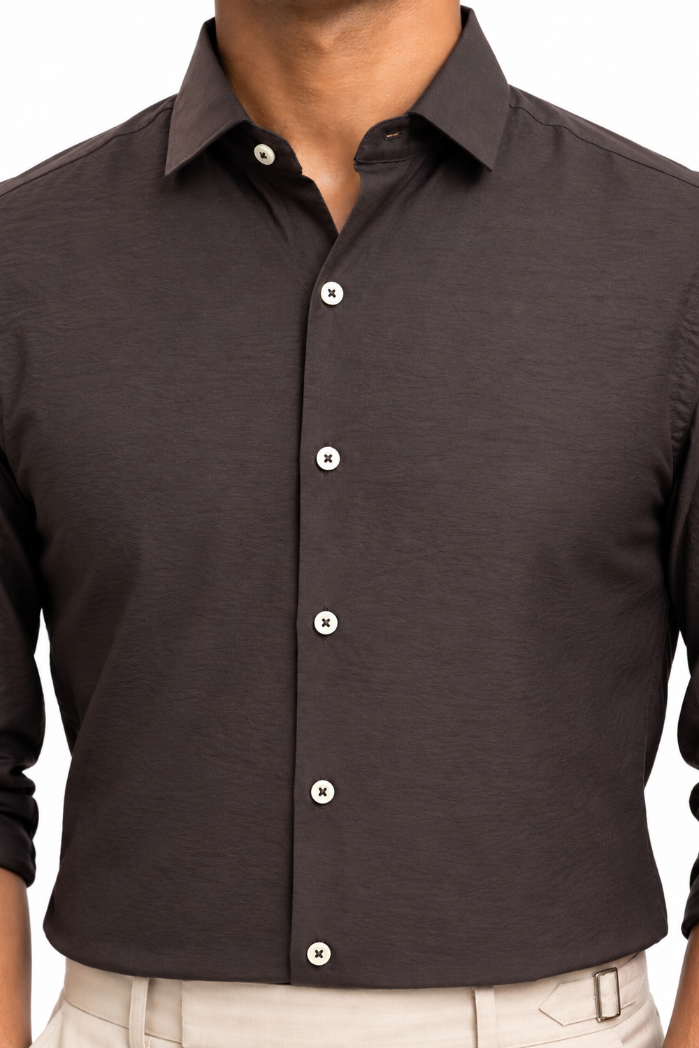 Brown Tissue Shirt