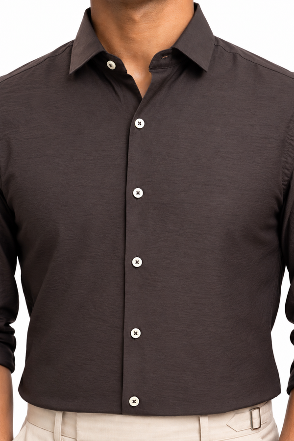 Brown Tissue Shirt