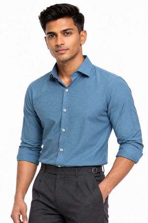 Blue Tissue Shirt