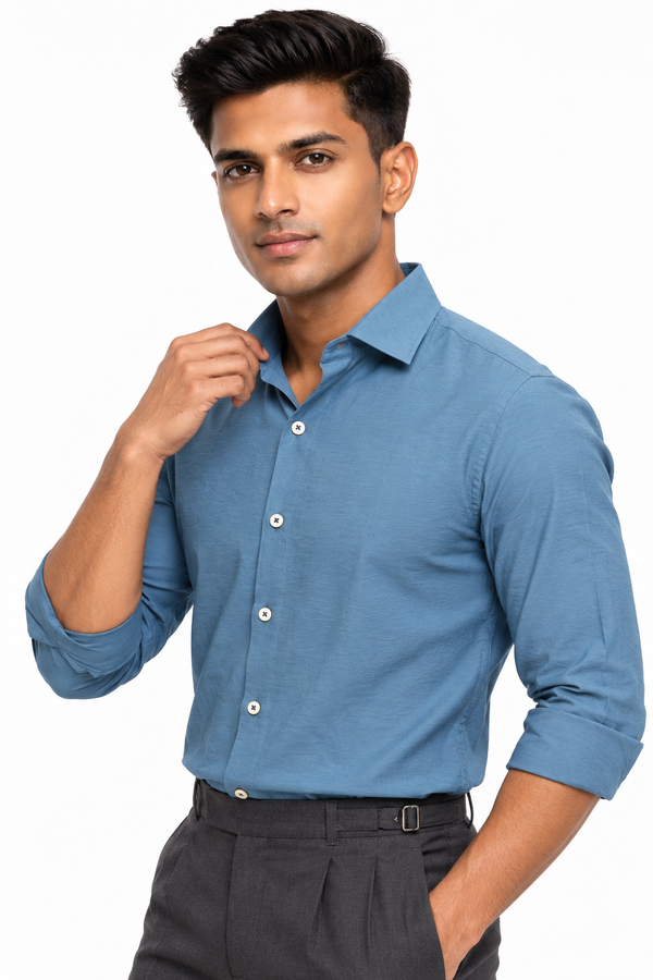 Blue Tissue Shirt