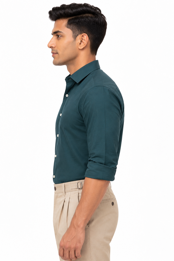 Olive Green Tissue Shirt