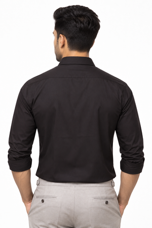 Black Plain Shirt