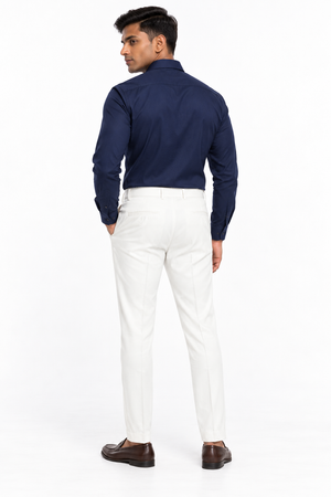 White Formal Pant