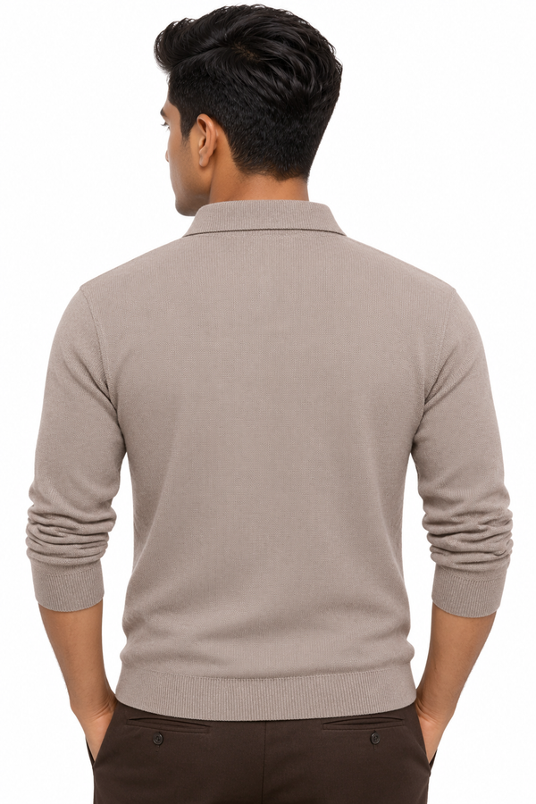 Light Brown Netted T-Shirt