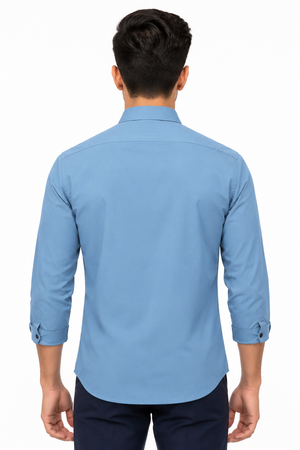Light Blue Plain Shirt