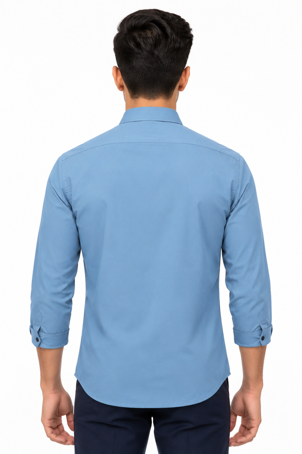 Light Blue Plain Shirt
