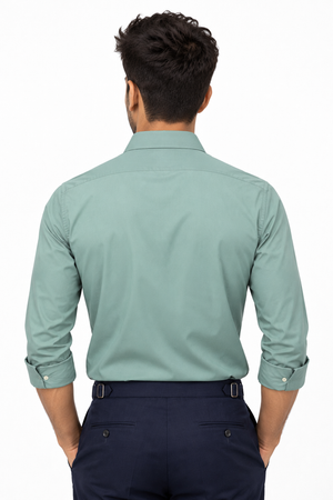 Green Plain Shirt