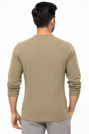 Cream Henley T-shirt