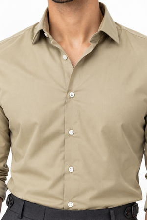 Mustard Plain Shirt