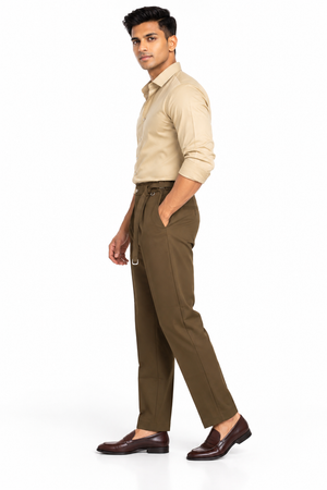 Dark Brown Korean Pant