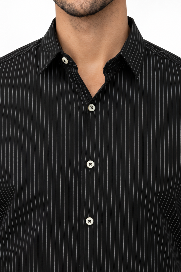 Black Stripe Shirt