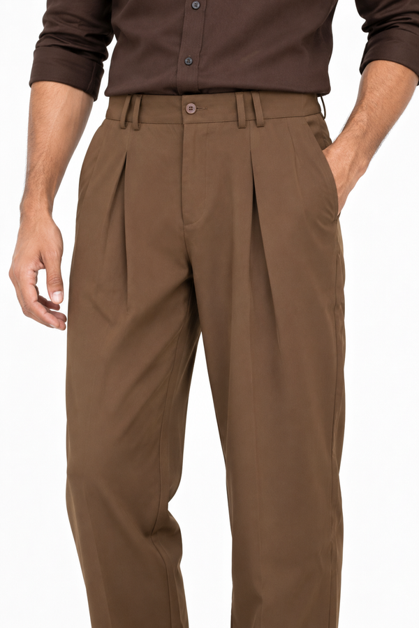 Dark Brown Korean Trouser