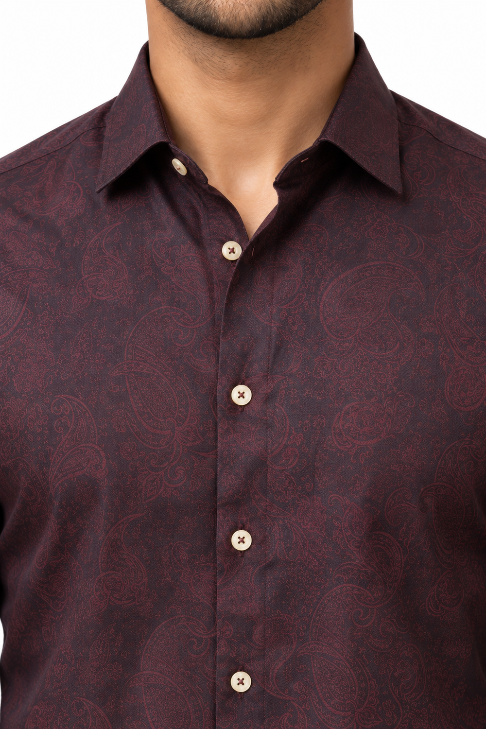 Maroon Club Wear Shirt