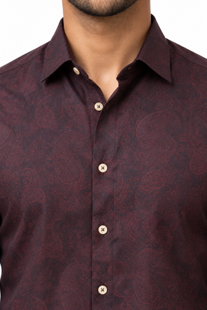 Maroon Club Wear Shirt
