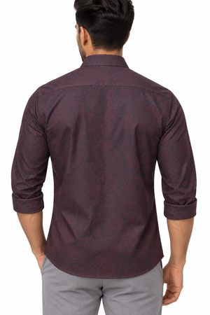 Maroon Club Wear Shirt