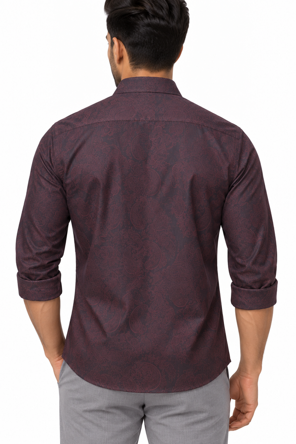 Maroon Club Wear Shirt