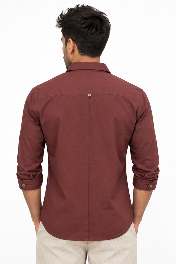 Burgundy Signature Shirt