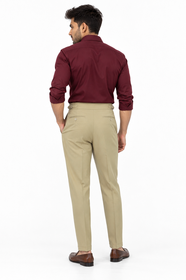 Beige Gurkha Pant
