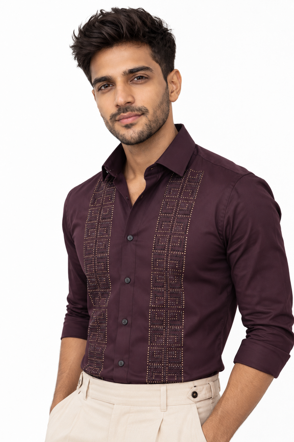 Purple Stone Shirt