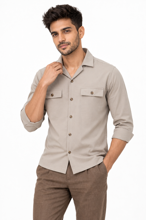 Light Brown Signature Shirt