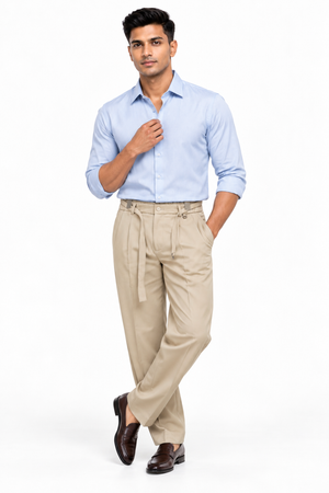Beige Korean Pant