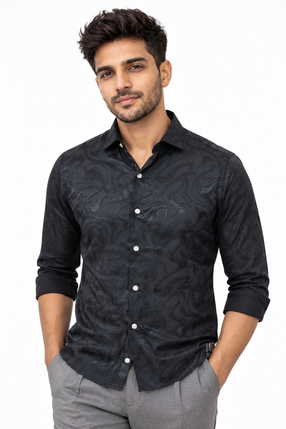 Black Designer Shirt