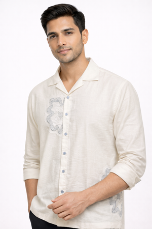 White Embroidery Shirt
