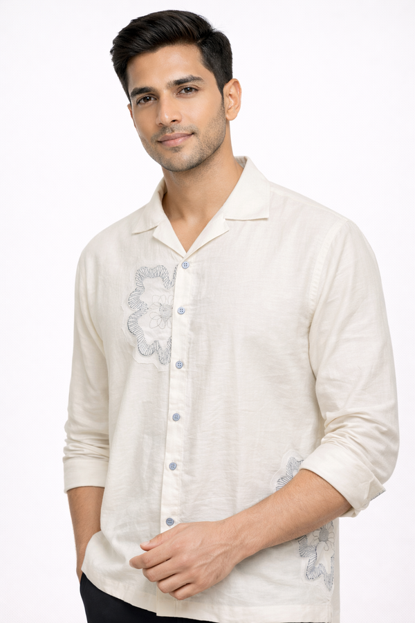 White Embroidery Shirt