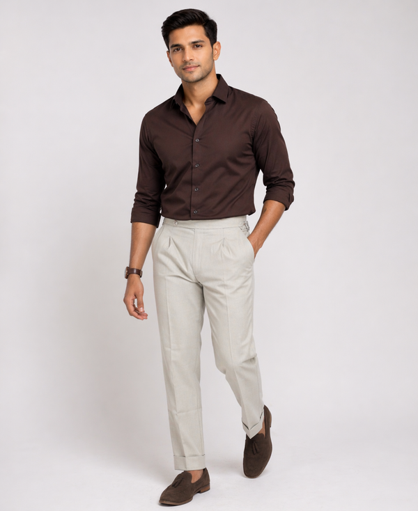Cream Gurkha Pant
