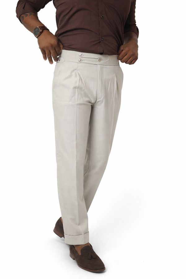 Cream Gurkha Pant