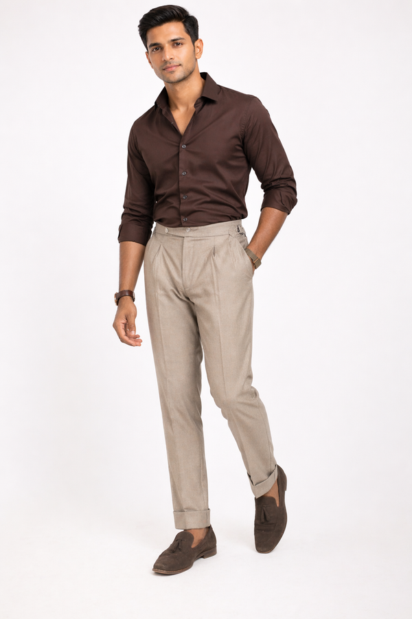 Brown Gurkha Pant
