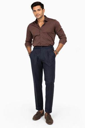 Navy Blue Gurkha Pant