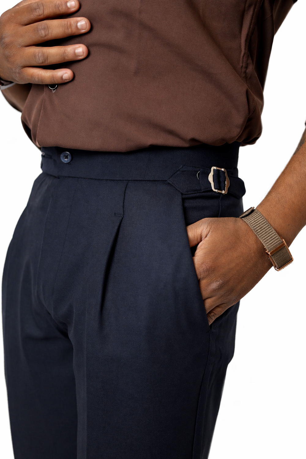Navy Blue Gurkha Pant