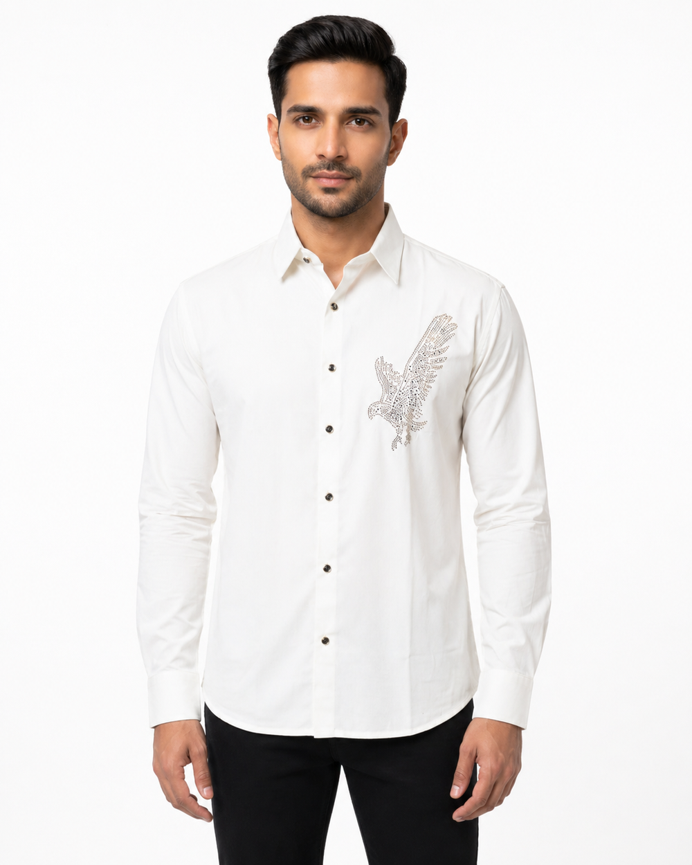White Imported Stone Shirt