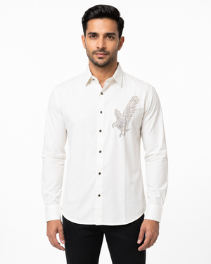 White Imported Stone Shirt