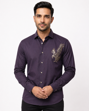 Lavender Imported  Stone Shirt