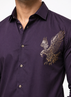 Lavender Imported  Stone Shirt