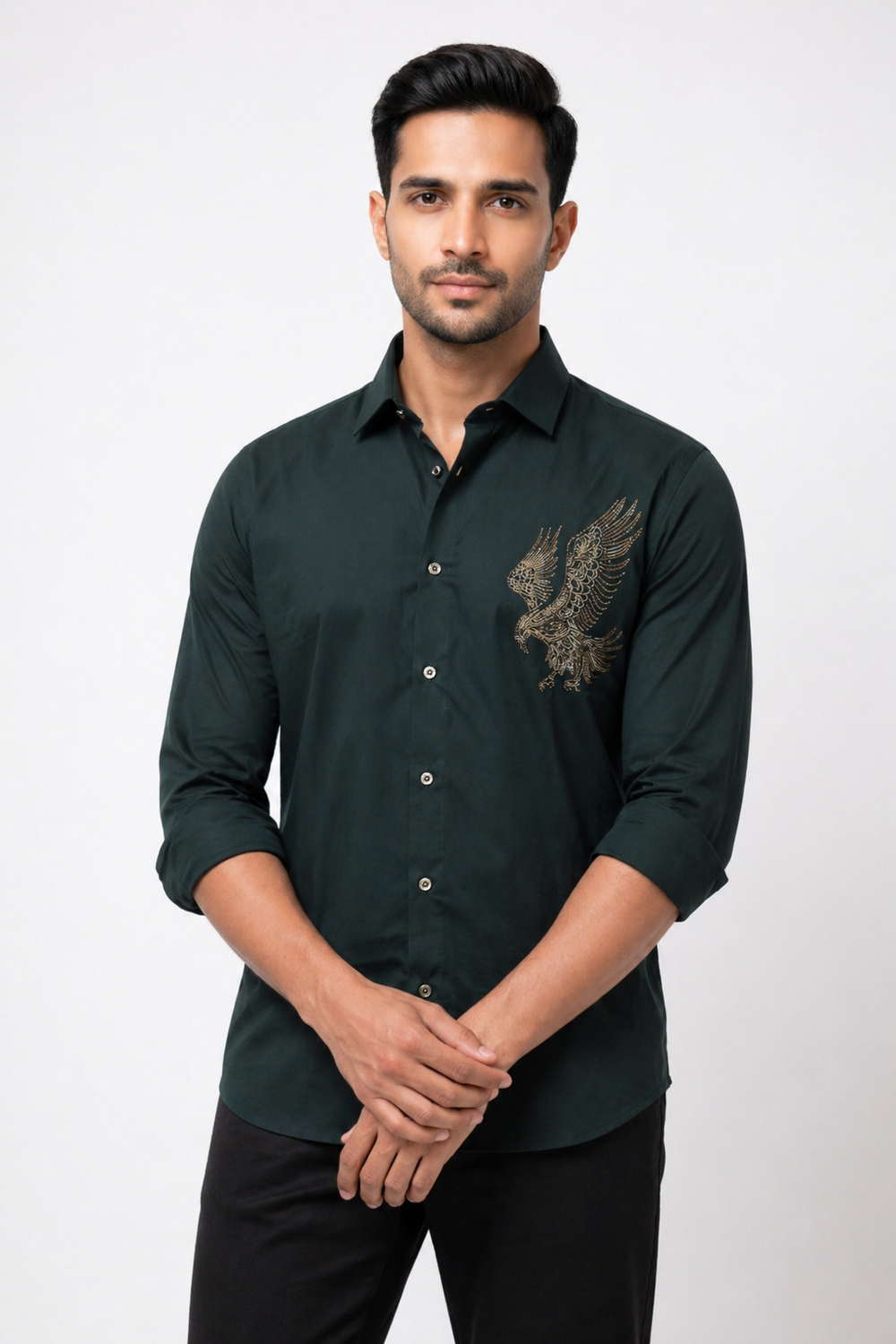 Green Imported  Stone Shirt