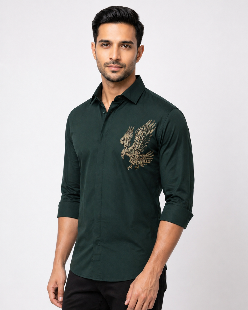 Green Imported  Stone Shirt