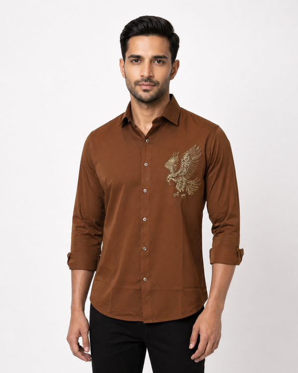 Mustard Imported  Stone Shirt