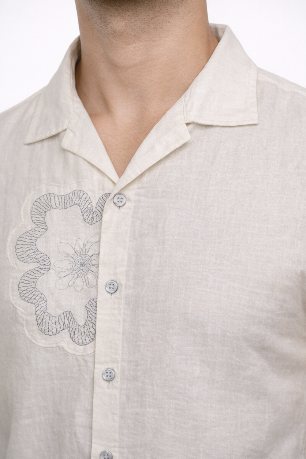 White Embroidery Shirt