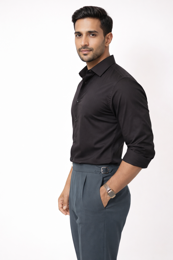 Grey Gurkha Pant