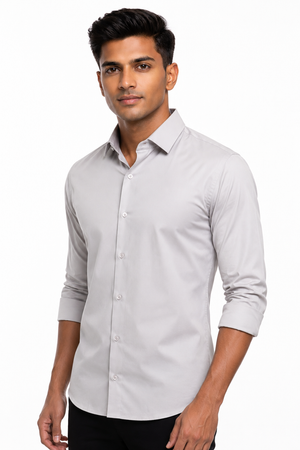 Off White Stitchless Plain Shirt
