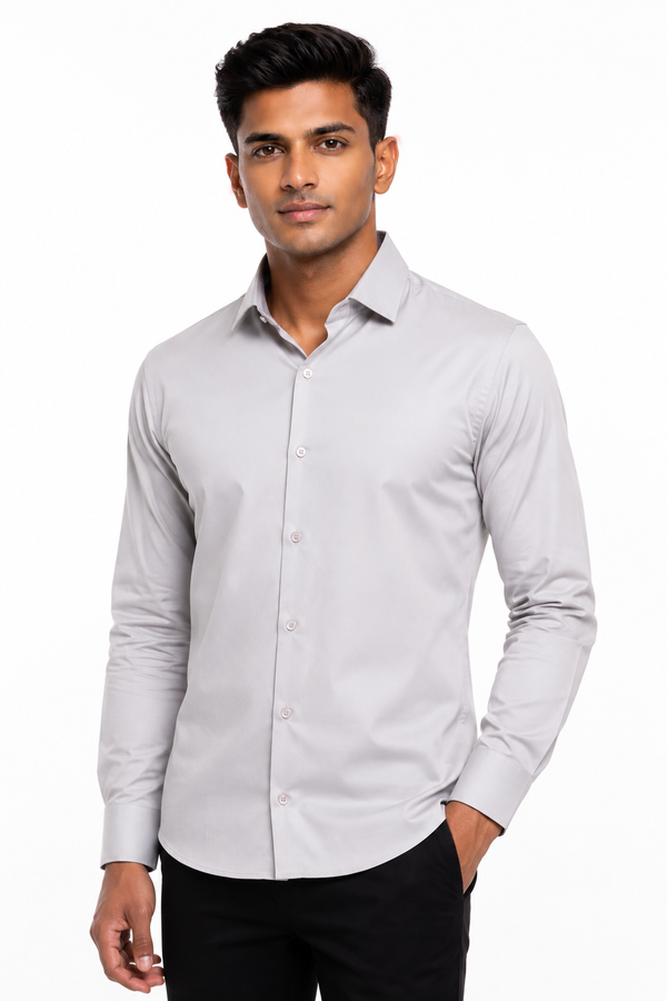 Off White Stitchless Plain Shirt