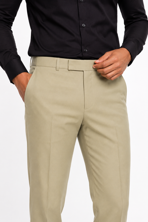 Beige Formal Pant