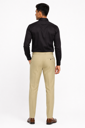 Beige Formal Pant
