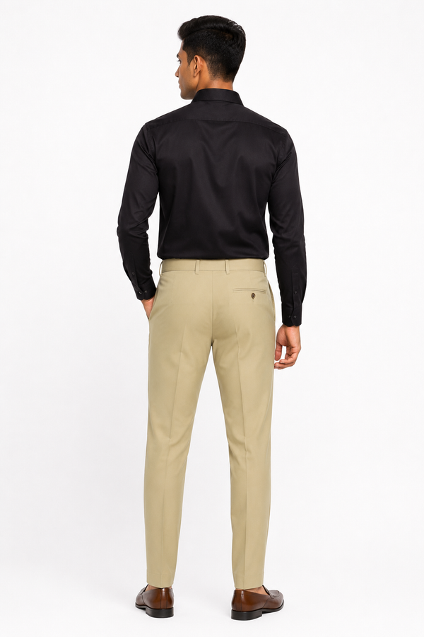 Beige Formal Pant
