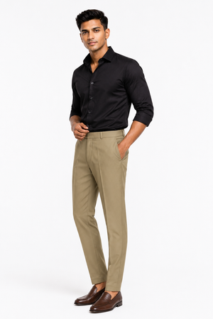 Cream Formal Pant
